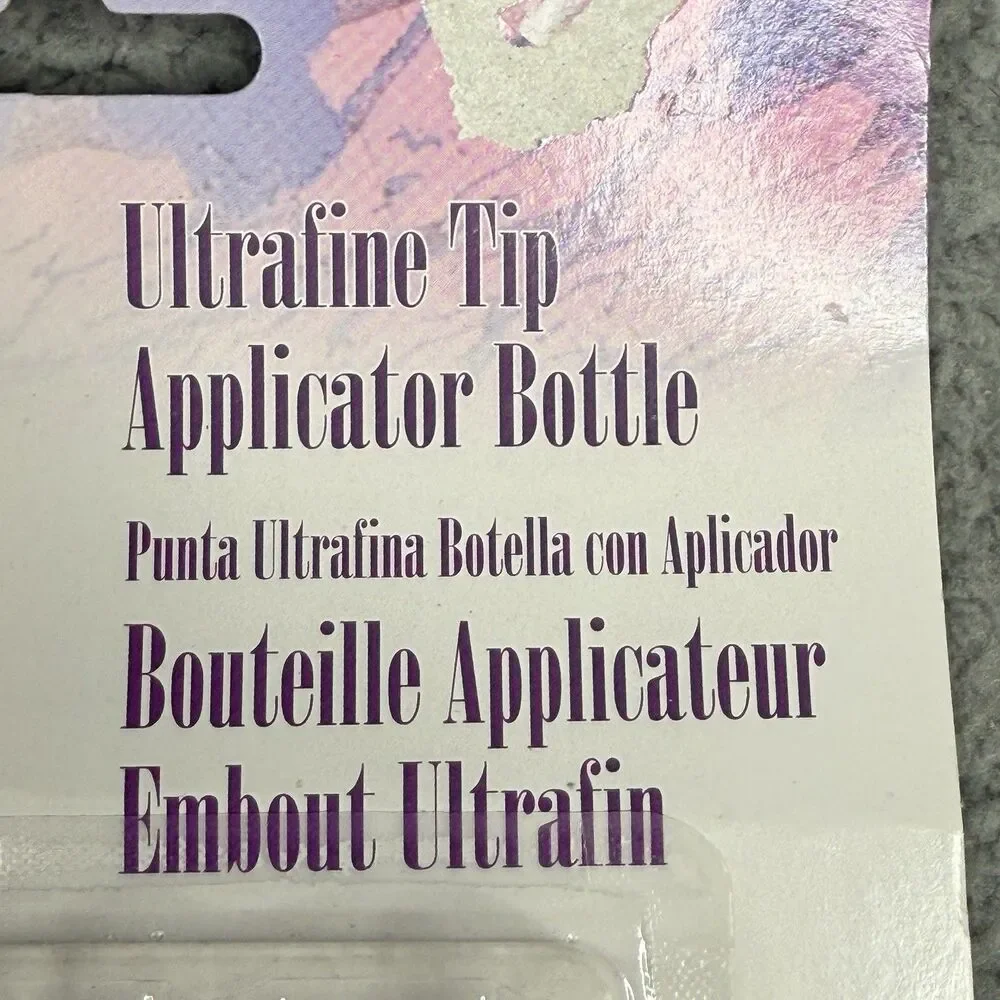 Darice Crafters Toolbox Ultrafine Tip Applicator Bottle 4-Pack 20mL NIP Crafting